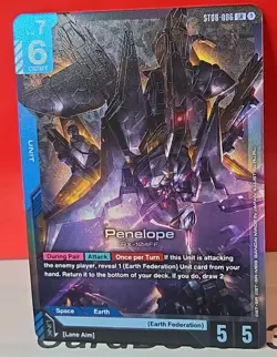 🔥 Penelope - Gundam Card Game . Flash of Radiance ST08-006 LR - FREE SHIPPING - Image 3