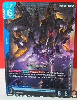 🔥 Penelope - Gundam Card Game . Flash of Radiance ST08-006 LR - FREE SHIPPING - Image 4
