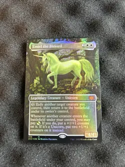 NM FOIL Emiel the Blessed Borderless Double Masters 2022 MTG Magic the Gathering - Image 1