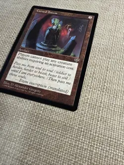 Magic the Gathering Cursed Totem - Mirage ~LP~ MTG - Image 3