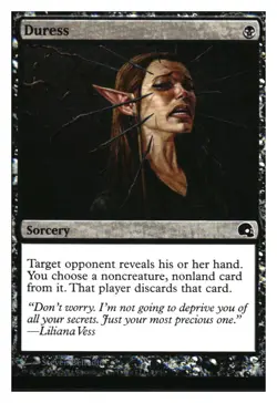 Duress (foil) Premium Deck Series: Graveborn MTG - NM+ Mythic Relics - Image 1