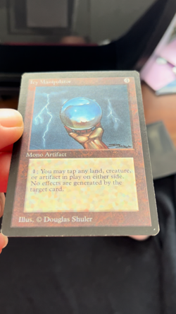 Magic the Gathering Icy Manipulator Beta Unplayed - Image 2