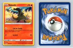 Salandit #27/159 SWSH Crown Zenith Common Pokemon 2023 TCG Card - Image 1