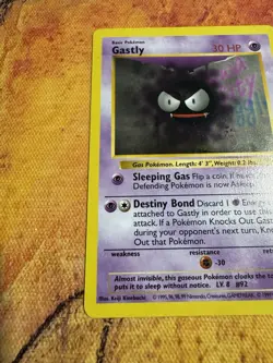 Shadowless Gastly Vintage | Base Set 50/102 | 1999 WOTC Pokemon Card | Gen 1 - Image 3