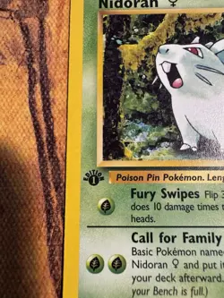 1st Edition Nidoran | Jungle 57/64 | Vintage WOTC Pokemon - Image 2