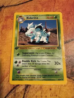 1st Edition Nidorina | Jungle 40/64 | Vintage WOTC Pokemon Card - Image 1