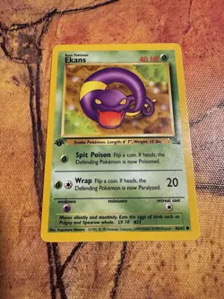 1st Edition Ekans | Jungle 46/64 | Vintage WOTC Pokemon Card - Image 1