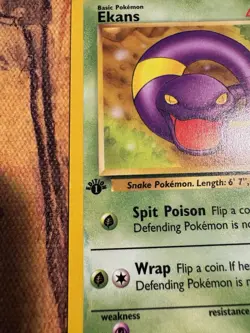 1st Edition Ekans | Jungle 46/64 | Vintage WOTC Pokemon Card - Image 2