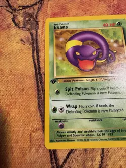 1st Edition Ekans | Jungle 46/64 | Vintage WOTC Pokemon Card - Image 3