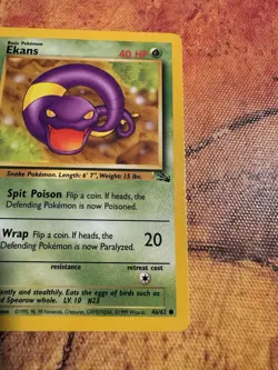 1st Edition Ekans | Jungle 46/64 | Vintage WOTC Pokemon Card - Image 4