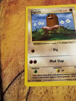 Shadowless Diglett Base Set 47/102 | WOTC Vintage Pokemon - Image 3