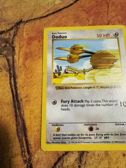 Shadowless Doduo Base Set 48/102 | First Print | Vintage Pokemon - Image 3