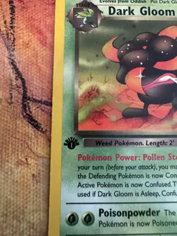 Pokemon Dark Gloom 1st Edition Team Rocket 36/82 LP Vintage WOTC - Image 5