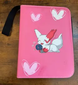 Zangoose Cute Pokemon Starters 3-Ring Binder - Pages of 4 Pocket Sleeves Incl. - Image 1