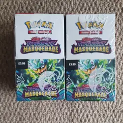 Pokemon Twilight Masquerade 2 x Half Booster Box 36 Packs New Sealed UPVC Case - Image 1