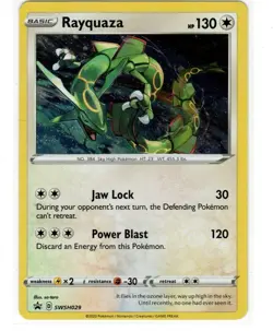 RAYQUAZA SWSH029 SWORD & SHIELD POKEMON (COSMO HOLO PROMO, NM)...., - Image 1