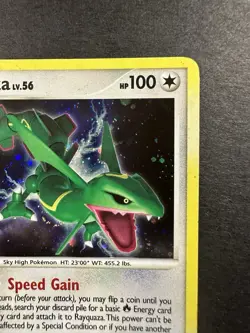 Pokemon TCG Legends Awakened Rayquaza LV.56 Holo 14/146 LP - Image 4