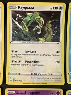 Pokemon 2X Promo Rayquaza Cosmos SWSH029 Kyogre 36/159 Cosmos Slowpoke SWSH126 - Image 4