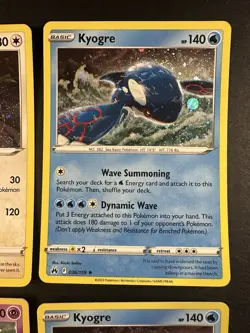 Pokemon 2X Promo Rayquaza Cosmos SWSH029 Kyogre 36/159 Cosmos Slowpoke SWSH126 - Image 5