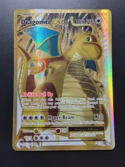 Dragonite EX (Full Art) 106/108 Evolutions Gold Rare Holo Pokemon Tcg - Image 1