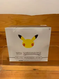 Pokemon TCG Celebrations Elite Trainer Box 25th Anniversary ETB Sealed NEW 820650809439 - Image 1