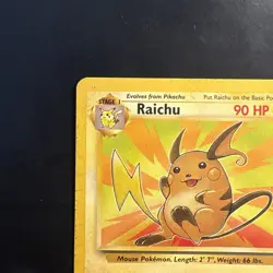 Pokemon Vintage Fossil Non-holo Rare Raichu 29/62 Wotc 1999-2000 - Image 2