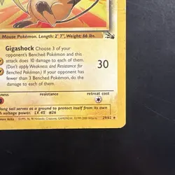 Pokemon Vintage Fossil Non-holo Rare Raichu 29/62 Wotc 1999-2000 - Image 4