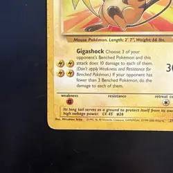 Pokemon Vintage Fossil Non-holo Rare Raichu 29/62 Wotc 1999-2000 - Image 5