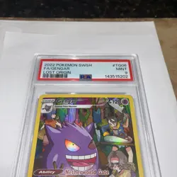 GENGAR POKEMON HOLO LOST ORIGIN TG 06/30 PSA 9 MINT - Image 5