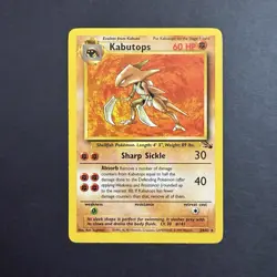 LP Pokemon TCG Kabutops 24/62 (Fossil / Unlimited / 1999) - Image 1