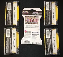 Pokemon TCG Sword and Shield Rebel Clash -4 mini Packs and 1 Booster pack - Image 2
