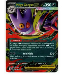 Pokemon Mega Gengar Ex 056/094 Phantasmal Flames Near Mint NM.., - Image 1