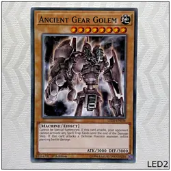 Ancient Gear Golem - LED2-EN034 - Common 1st Edition Yugioh - Image 1