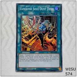 Vanquish Soul Dust Devil - WISU-EN024 - Super Rare 1st Edition Yugioh - Image 1