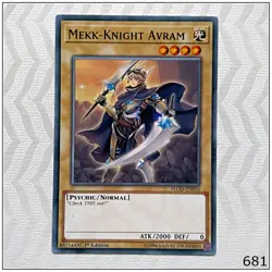 Mekk-Knight Avram - FLOD-EN016 - Common 1st Edition Yugioh - Image 1