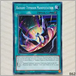 Radiant Typhoon Manifestation - DOOD-EN062 - Common 1st Edition Yugioh - Image 1