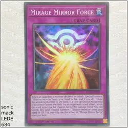 Mirage Mirror Force - LEDE-EN078 - Super Rare 1st Edition Yugioh - Image 1
