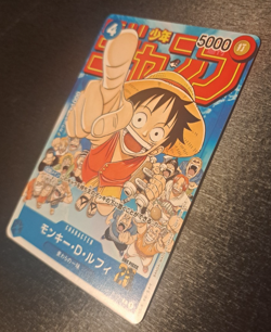 One Piece Monkey D. Luffy P-033 Japanese Weekly Shonen Jump Promo NM - Image 4