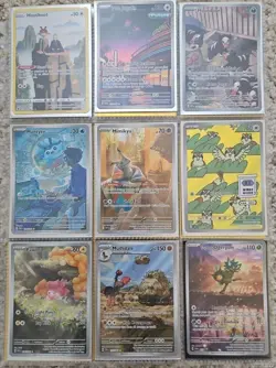 Random Lot Of 10 POKEMON Full arts and Holo Rare Cards! - Image 3