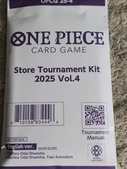 One Piece TCG Card Game Store Tournament Kit 2025 Vol 4 English - New Sealed - Image 1