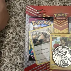 Pokemon TCG: Snorlax, Morpeko & Applin Cards with 2 Booster Packs & Coin 820650809842 - Image 2