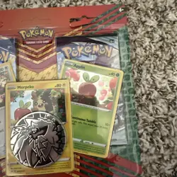 Pokemon TCG: Snorlax, Morpeko & Applin Cards with 2 Booster Packs & Coin 820650809842 - Image 4