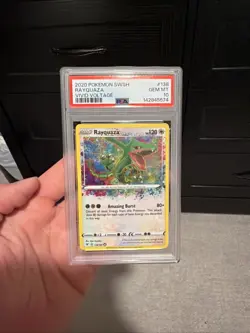 Rayquaza Amazing Rare Card 138/185 Vivid Voltage Psa 10 - Image 1