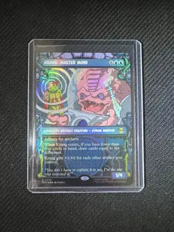 Krang, Master Mind - 230 - MTG: Teenage Mutant Ninja Turtles - Borderless - Foil - Image 1