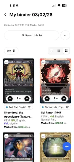 Magic the Gathering Binder Collection With Staples - Image 4