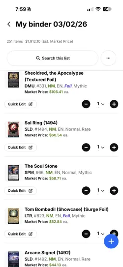 Magic the Gathering Binder Collection With Staples - Image 5