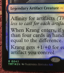 Krang, Master Mind Teenage Mutant Ninja Turtles Foil Magic MTG 0043 MINT - Image 5