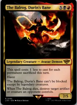 The Balrog, Durin's Bane R The Lord of the Rings: Tales of Middle-earth 195 NM - Image 1