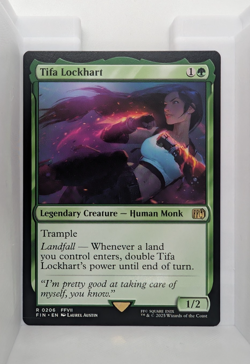 Magic MTG Final Fantasy Tifa Lockhart #206 FIN *NON-FOIL* Rare - Image 1