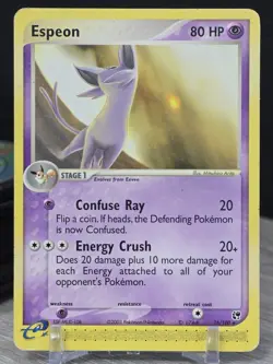 Pokemon Card TCG Espeon 16/100 EX Sandstorm 2003 Non Holo Rare Vintage - Image 5